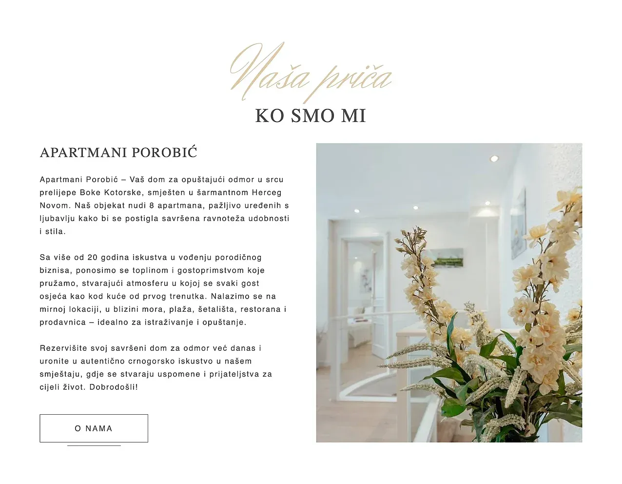 Startseite — die Website von Apartmani Porobić