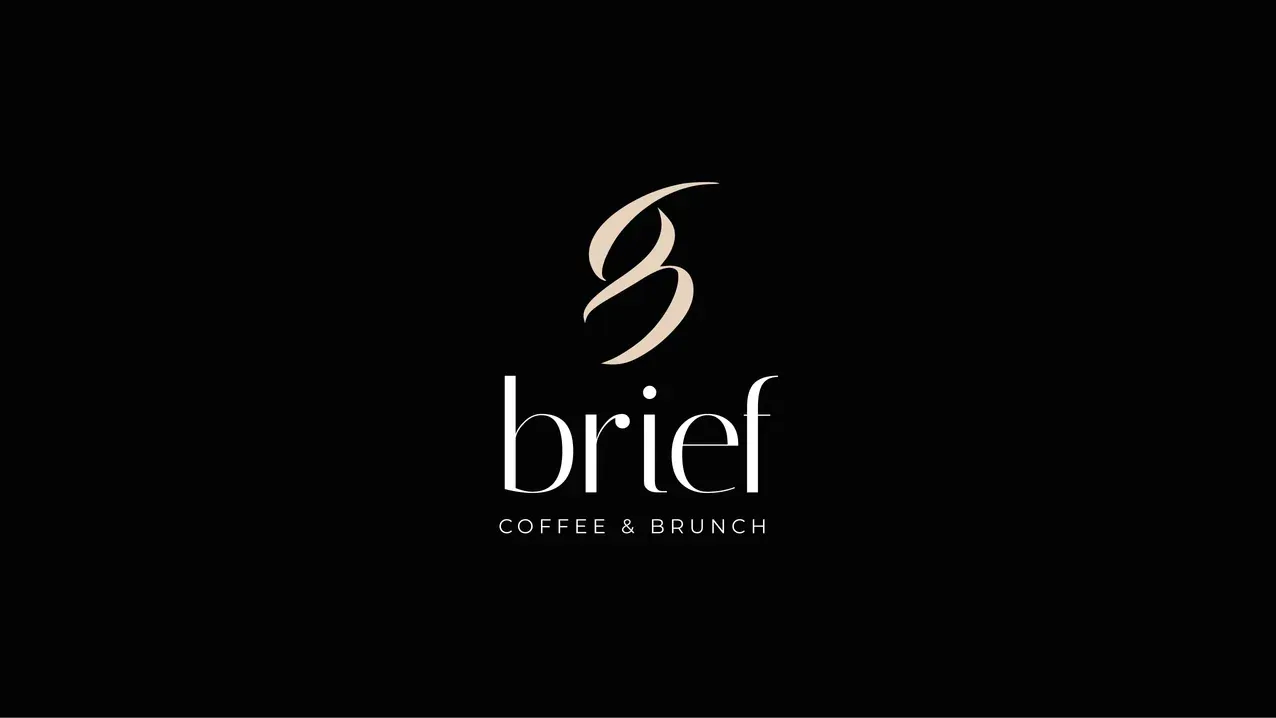 The Brief logo on a dark background