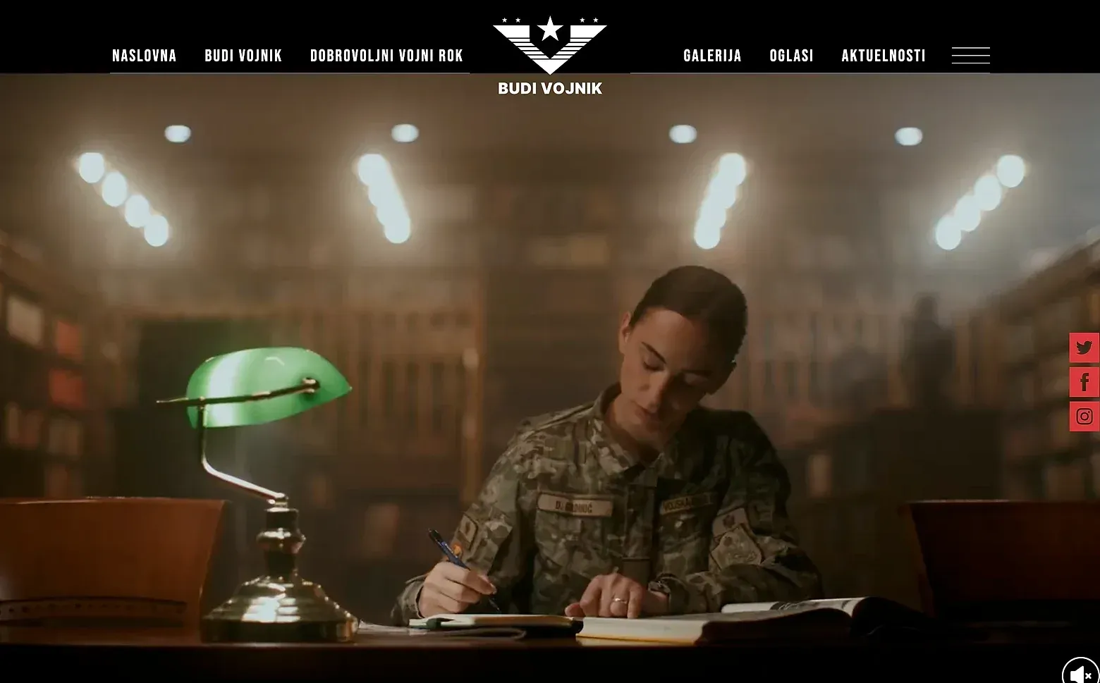 Home page of the Budi Vojnik website