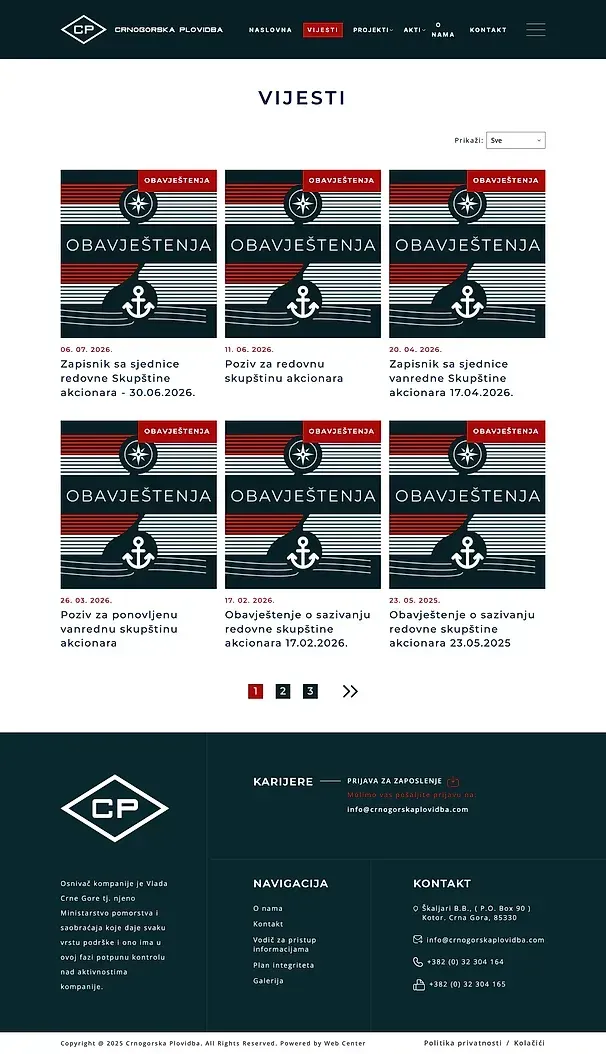 Neuigkeiten und DUALMON — die Website von CG Plovidba