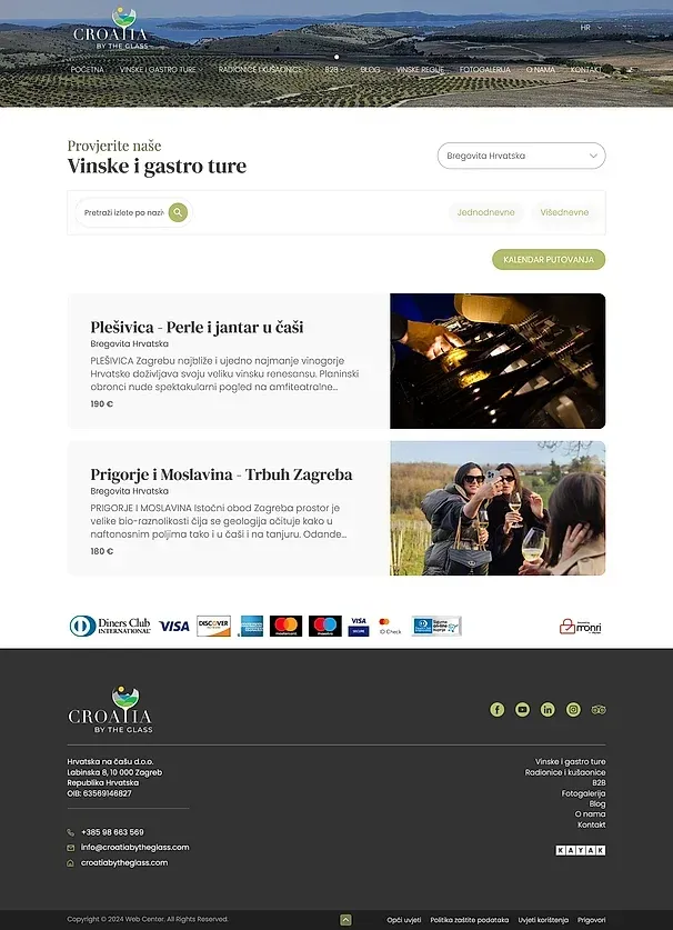 Zagreb und Bregovita Hrvatska — die Website von Croatia by the Glass