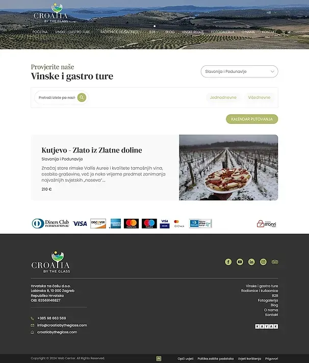 Slavonija i Podunavlje und Istra i Kvarner — die Website von Croatia by the Glass
