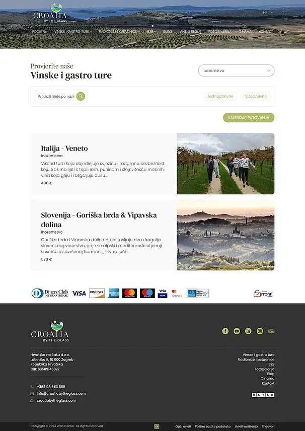 Dalmacija und Europske vinske regije — die Website von Croatia by the Glass
