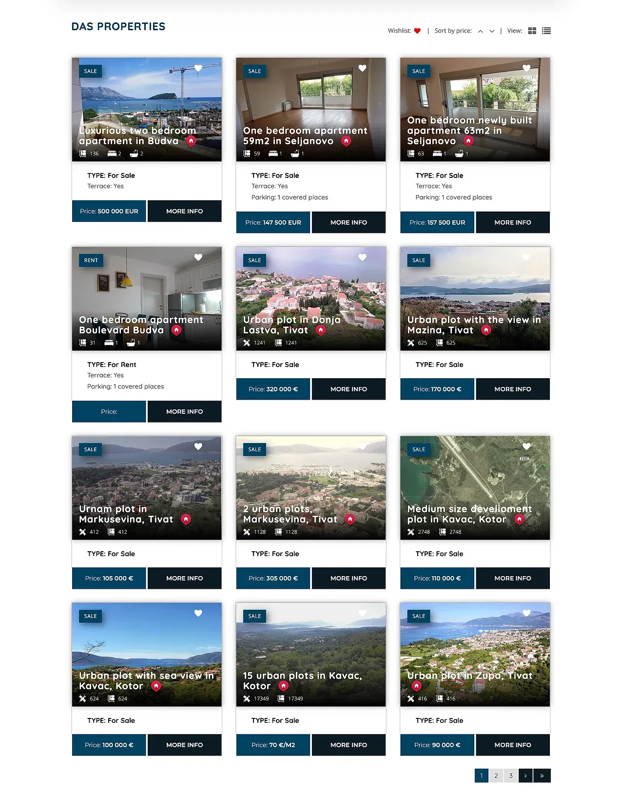 Home page — the DAS Estate site