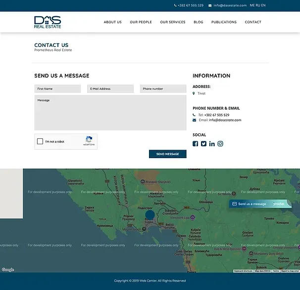 Contact — the DAS Estate site