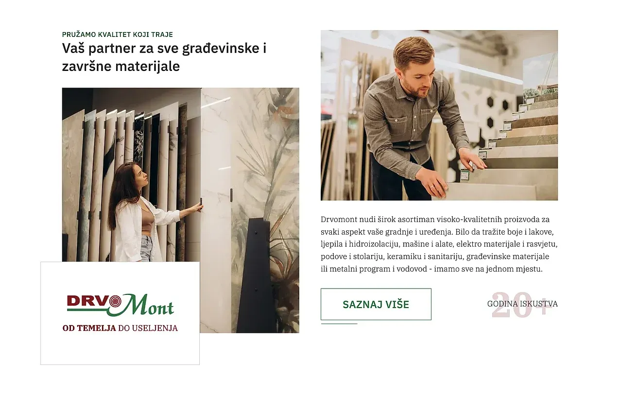 Startseite — die Website von Drvomont