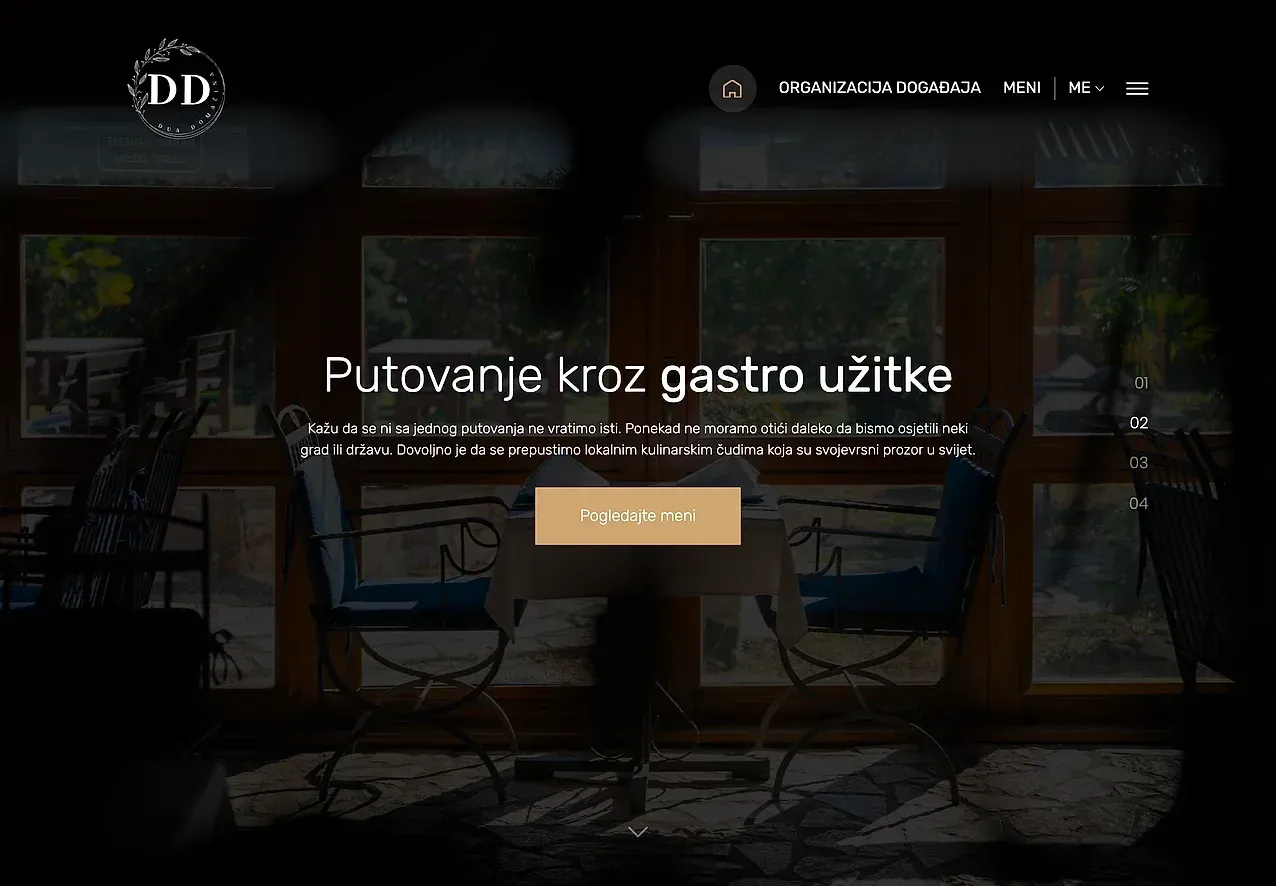 Startseite — die Website von Dva Domaćina