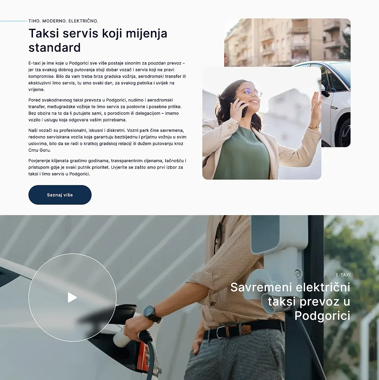 Startseite — die Website von E-taxi