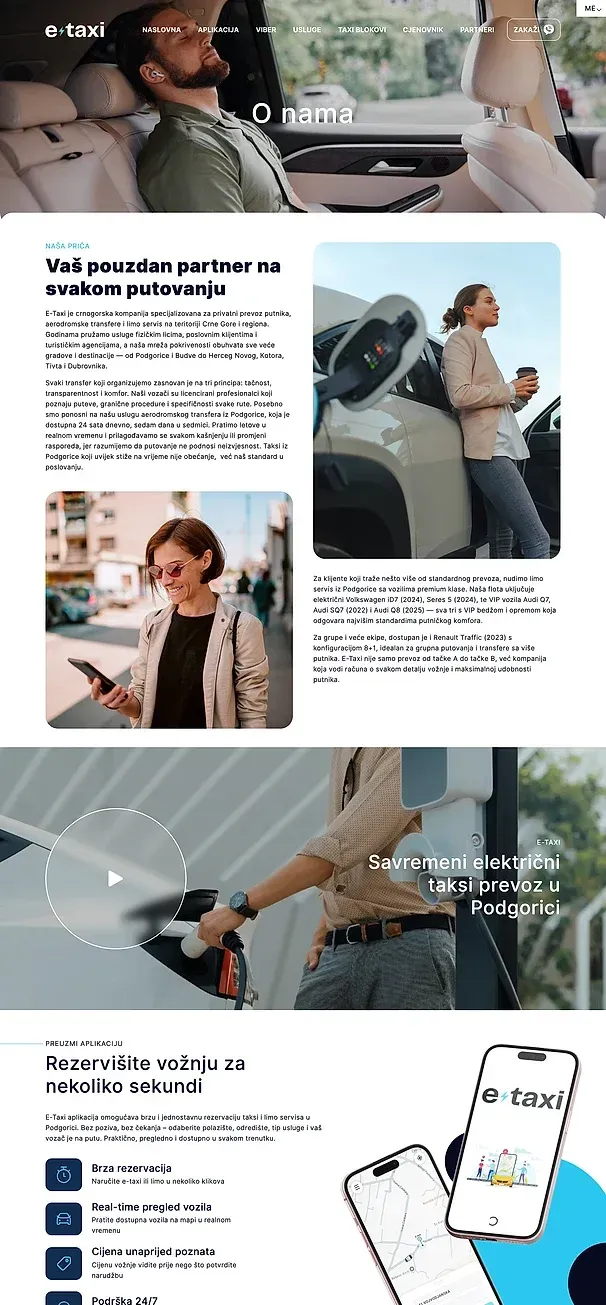 Mehr erfahren und Blog — die Website von E-taxi