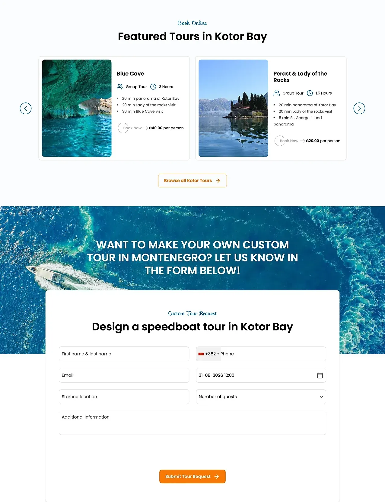 Startseite — die Website von Easy Boat Tour
