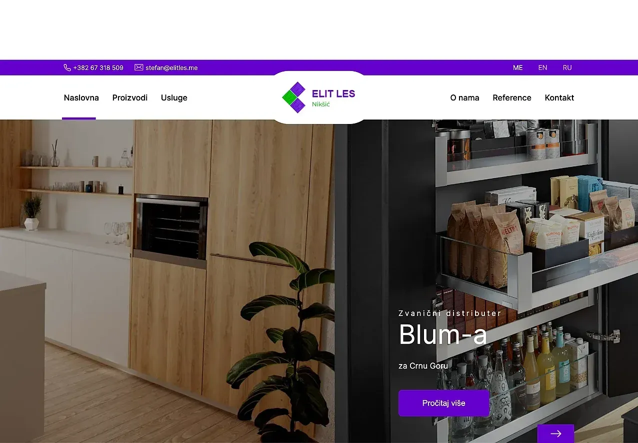 Startseite — die Website von Elit Les