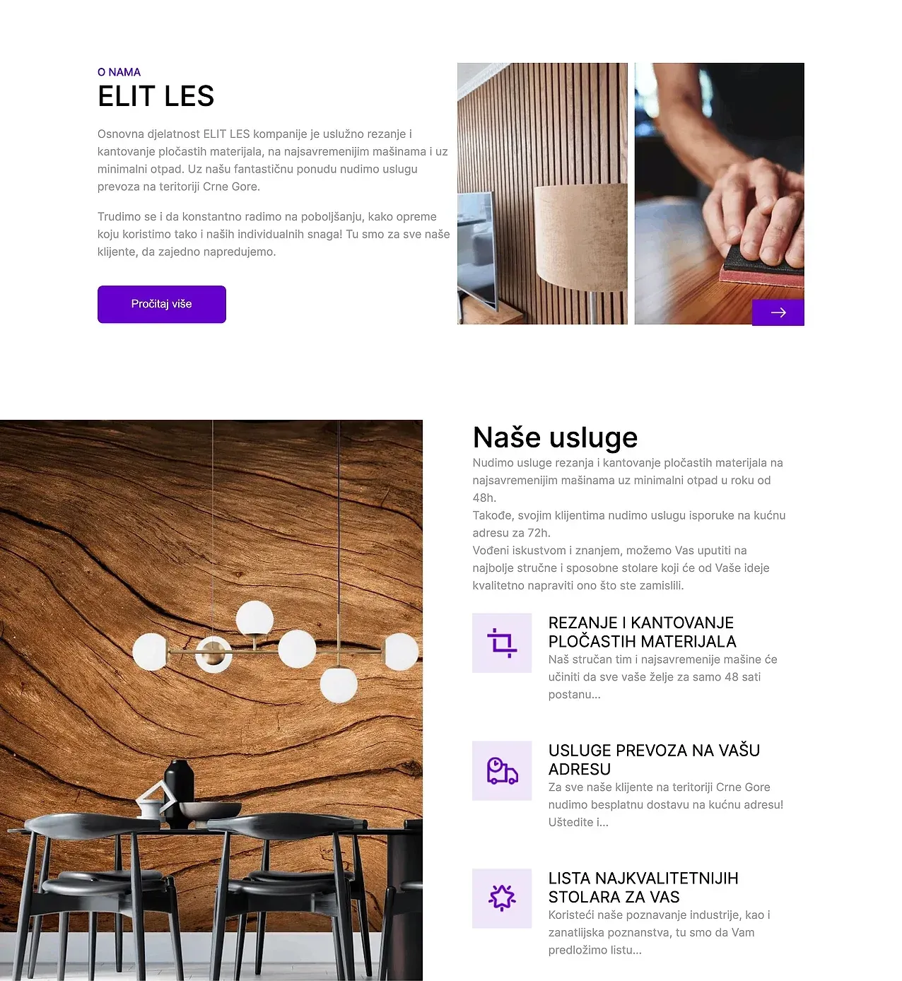 Startseite — die Website von Elit Les