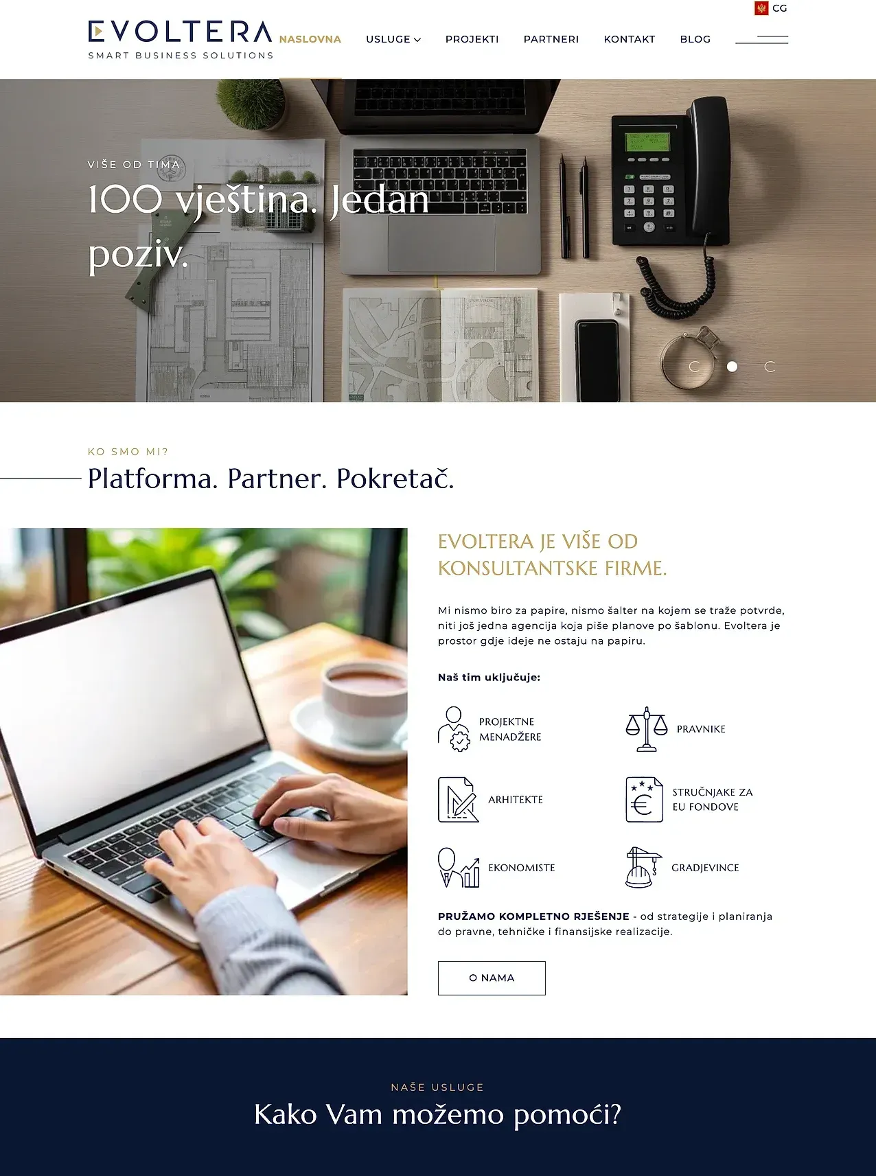 Startseite — die Website von Evoltera