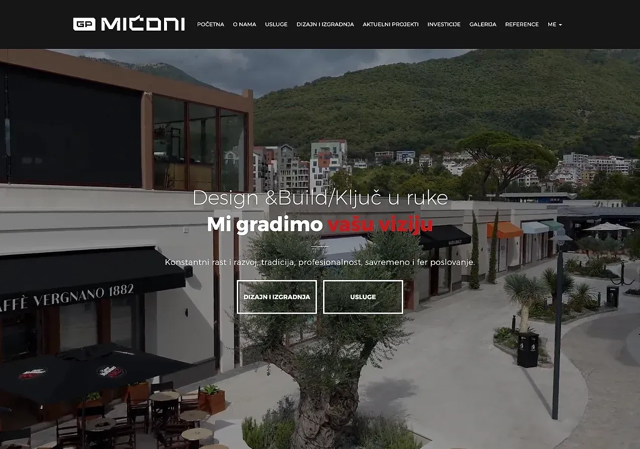Home page — the GP Mićoni site