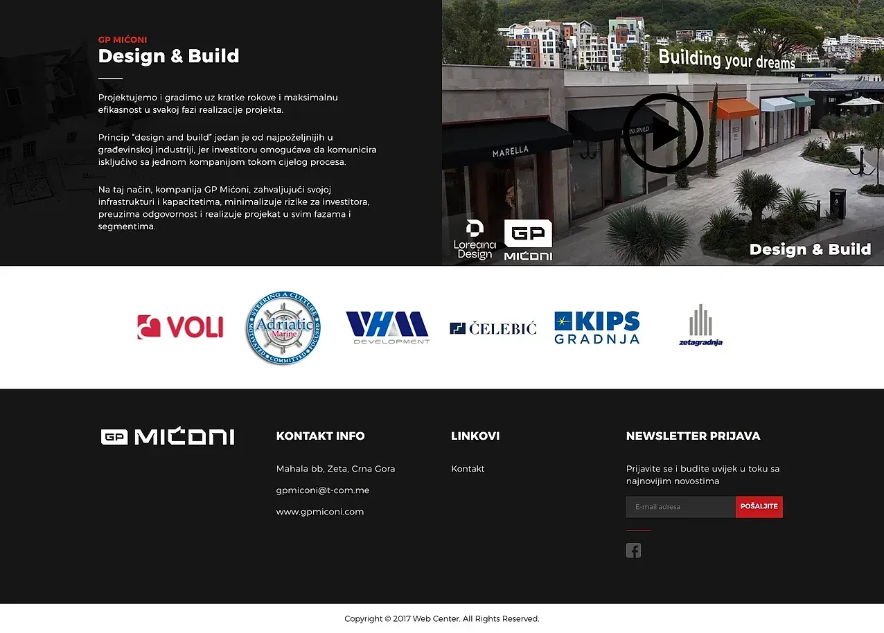 Home page — the GP Mićoni site
