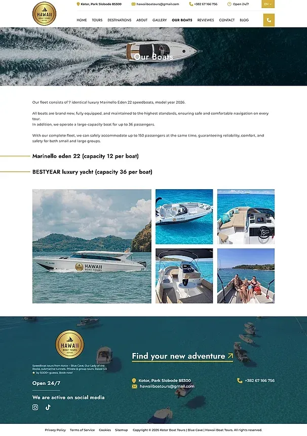 OUR BOATS und REVIEWES — die Website von Hawaii Boat Tours