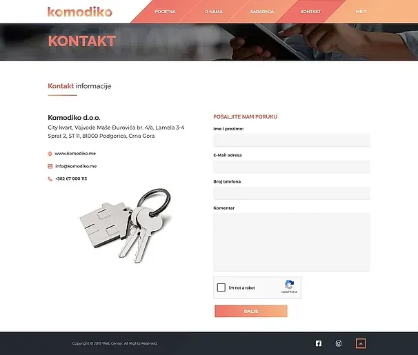 Contact — the Komodiko site