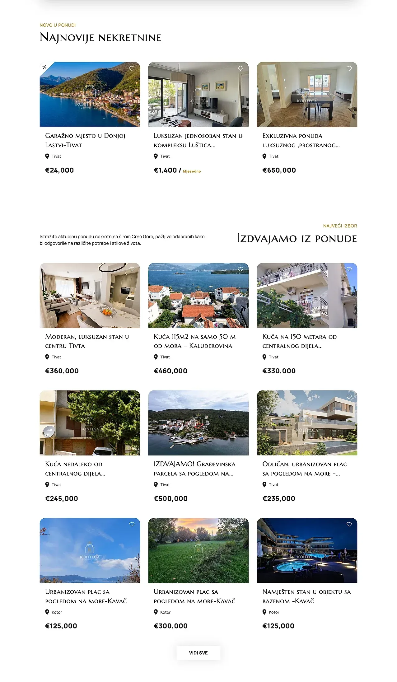 Startseite — die Website von Kontesa Real Estate