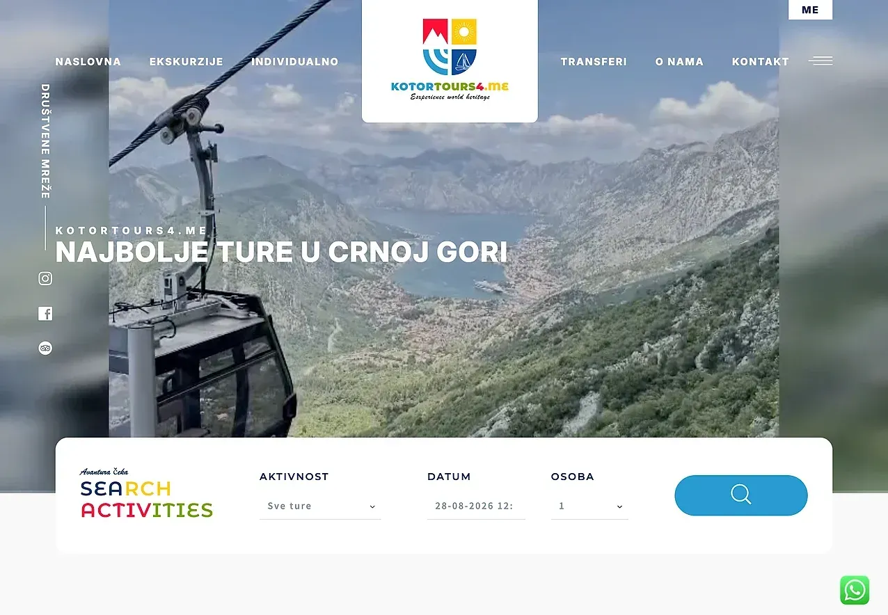 Startseite — die Website von Kotor Tours