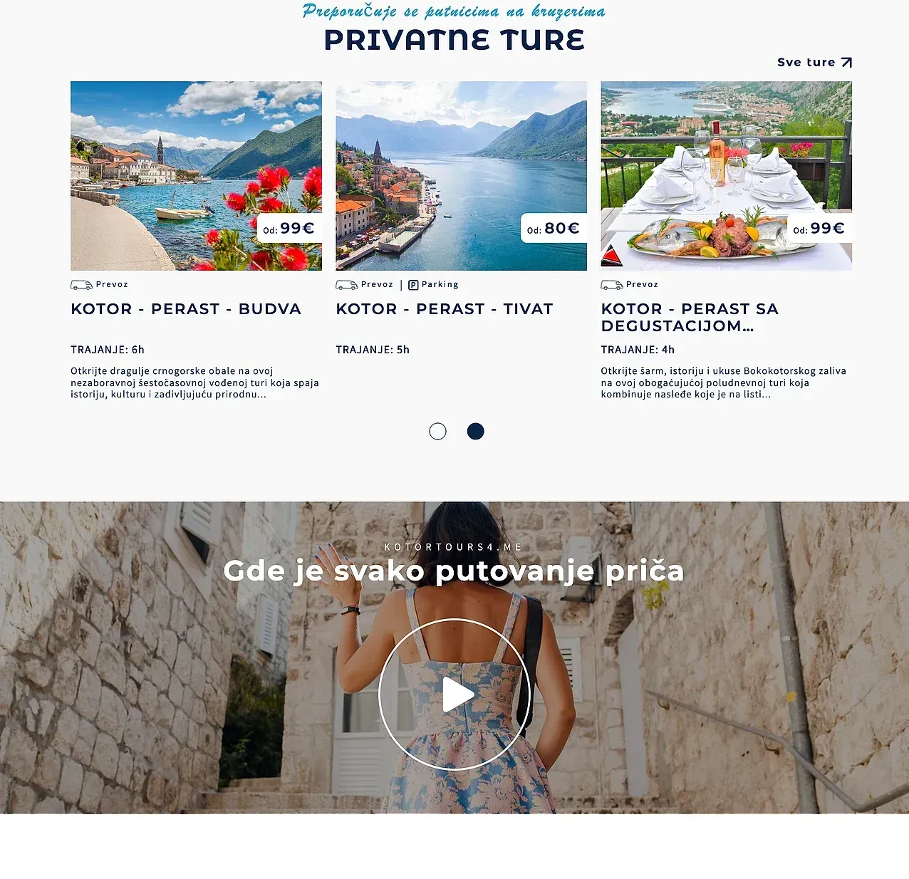 Startseite — die Website von Kotor Tours