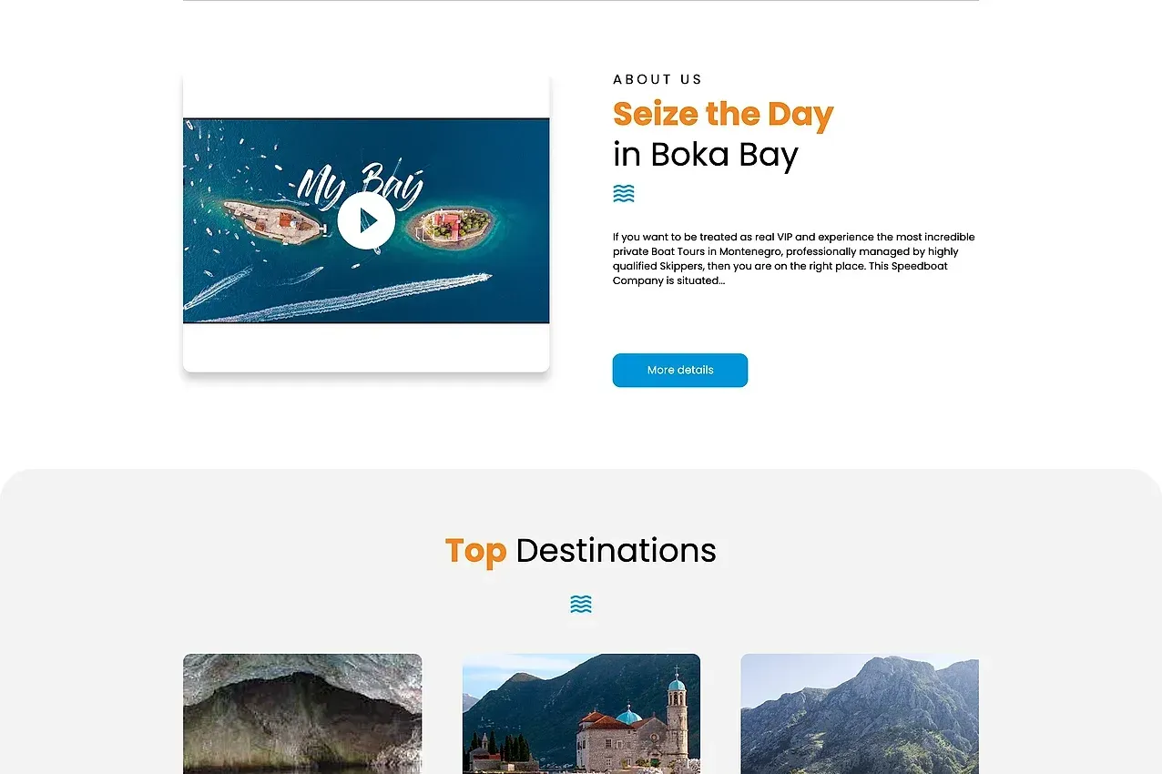 Startseite — die Website von Kotor VIP Boat Tours