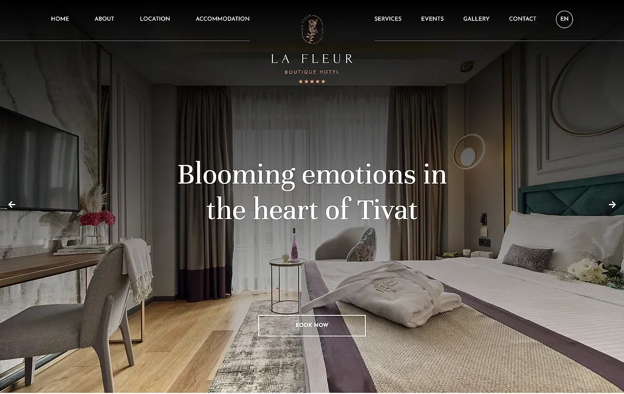 Startseite — die Website von La Fleur