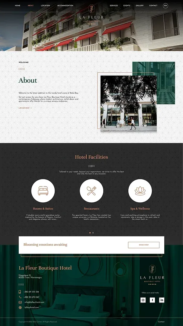 Über uns und Lage — die Website von La Fleur