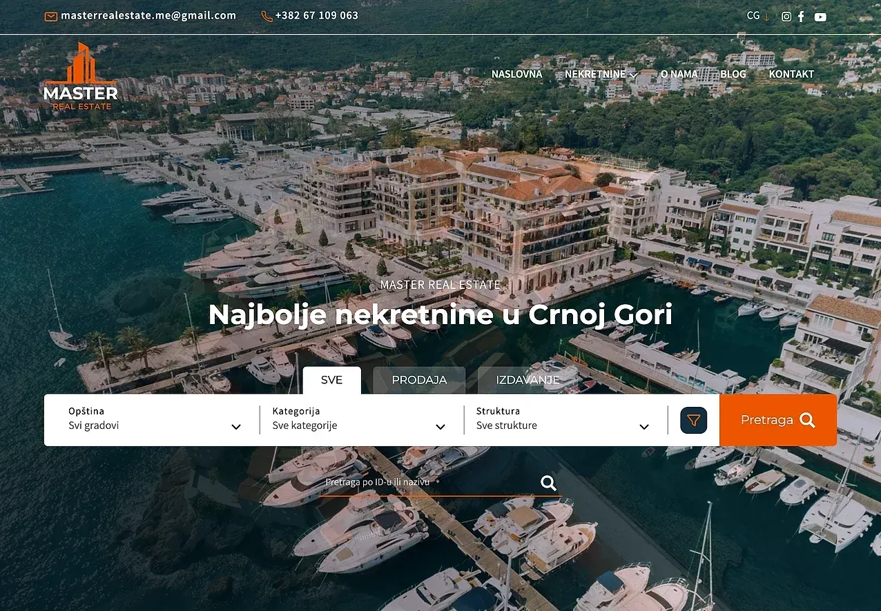 Startseite — die Website von Master Real Estate