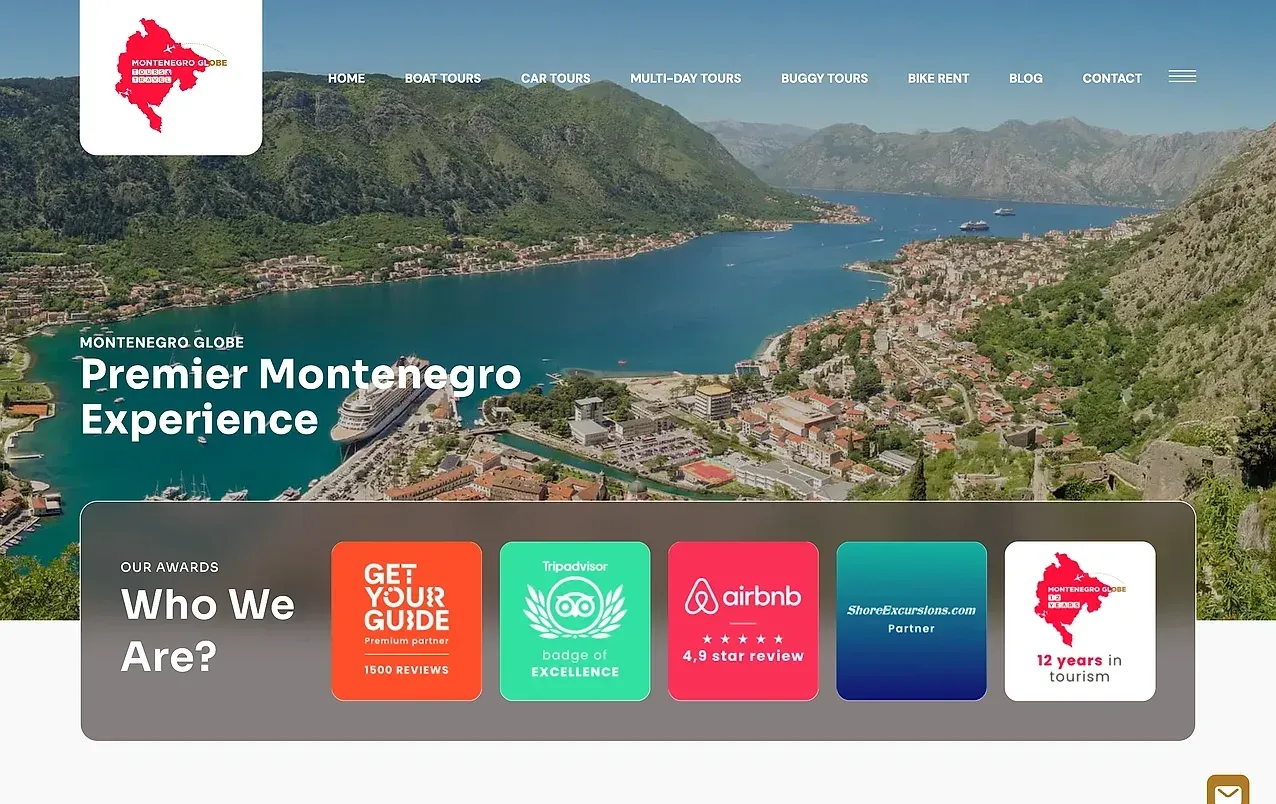 Startseite — die Website von Montenegro Globe