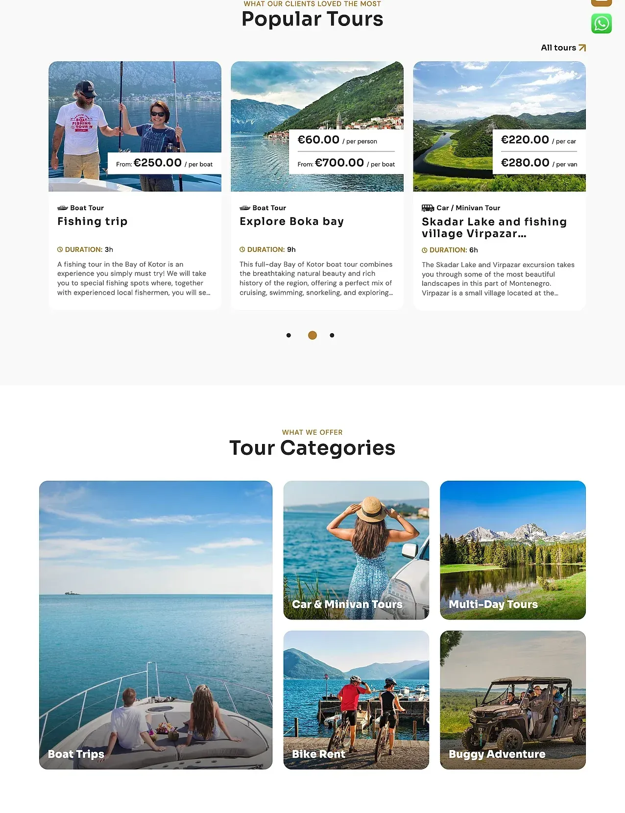Startseite — die Website von Montenegro Globe