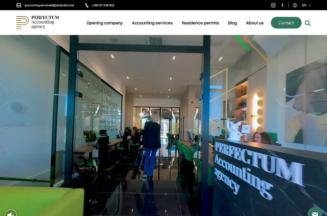 Startseite — die Website von Perfectum