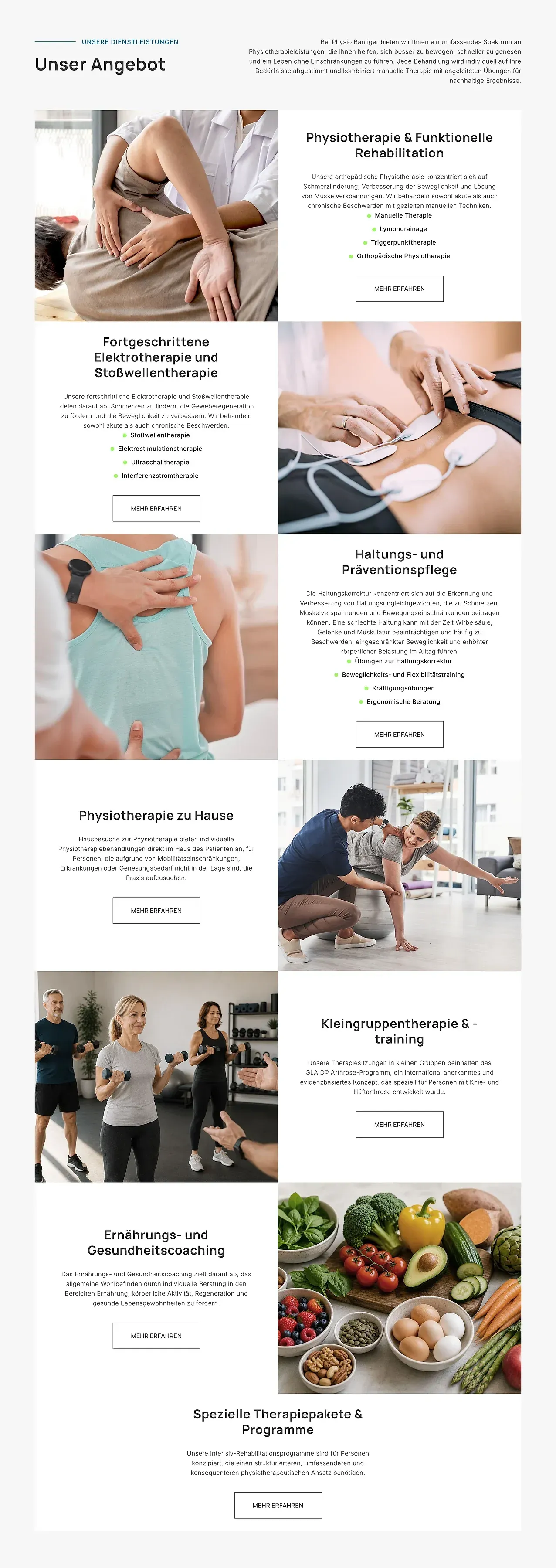 Startseite — die Website von Physiobantiger.ch