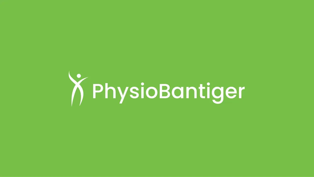 The white version of the Physiobantiger.ch logo