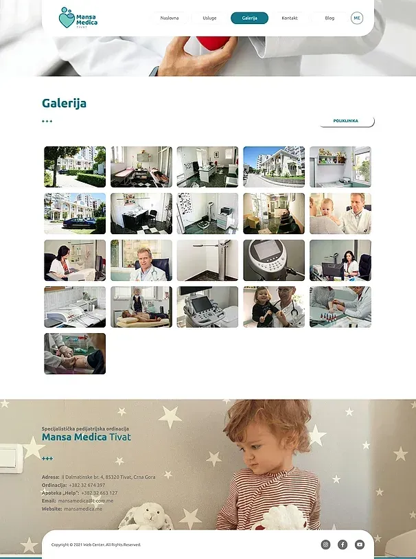 Anti Age und Galerie — die Website von Poliklinika Mansa Medica