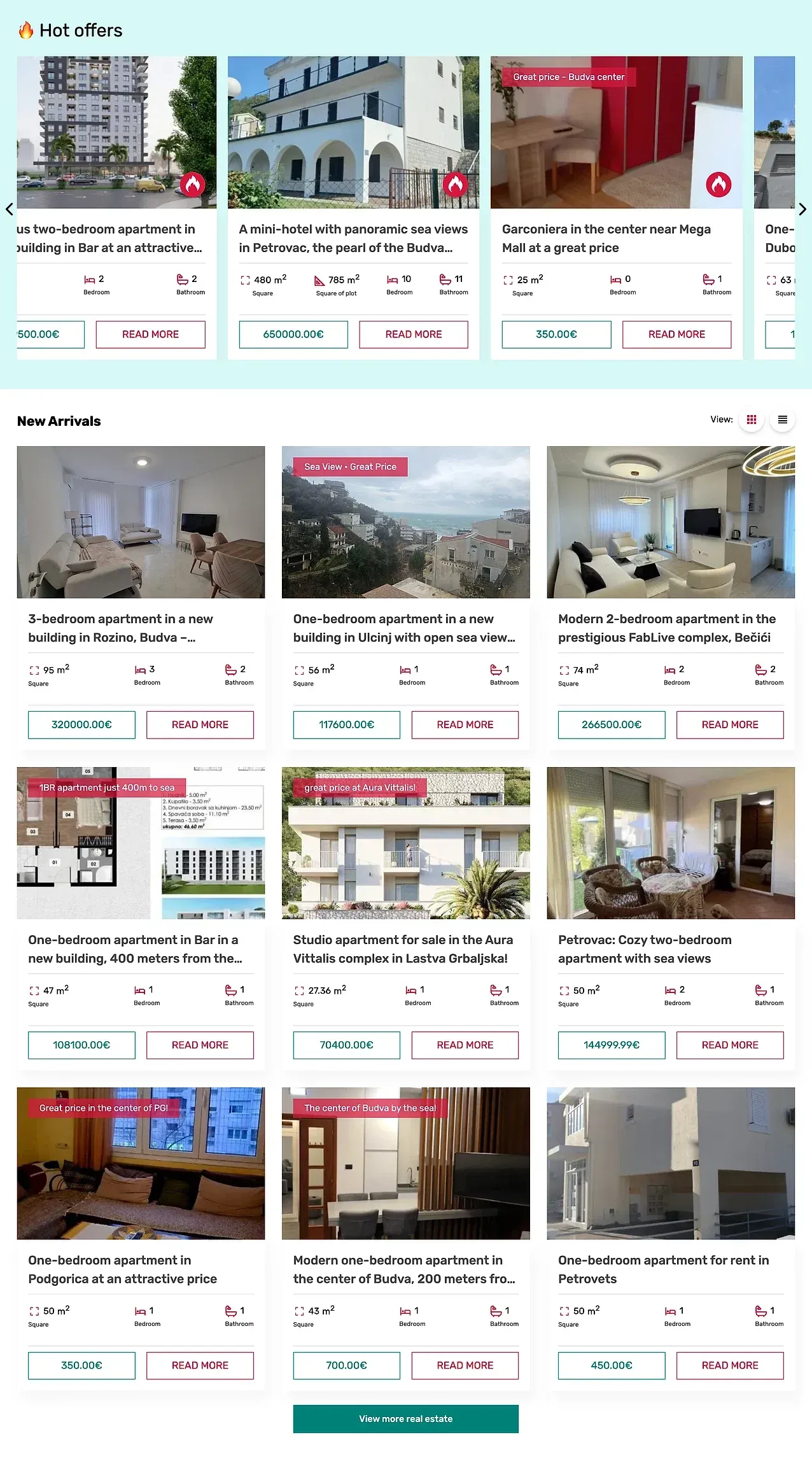 Startseite — die Website von Prometheus Real Estate