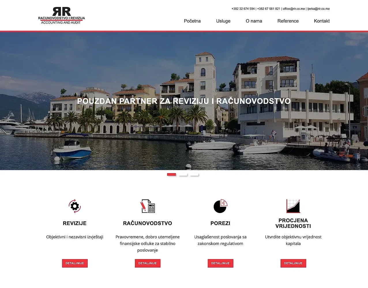 Startseite — die Website von Računovodstvo i revizija