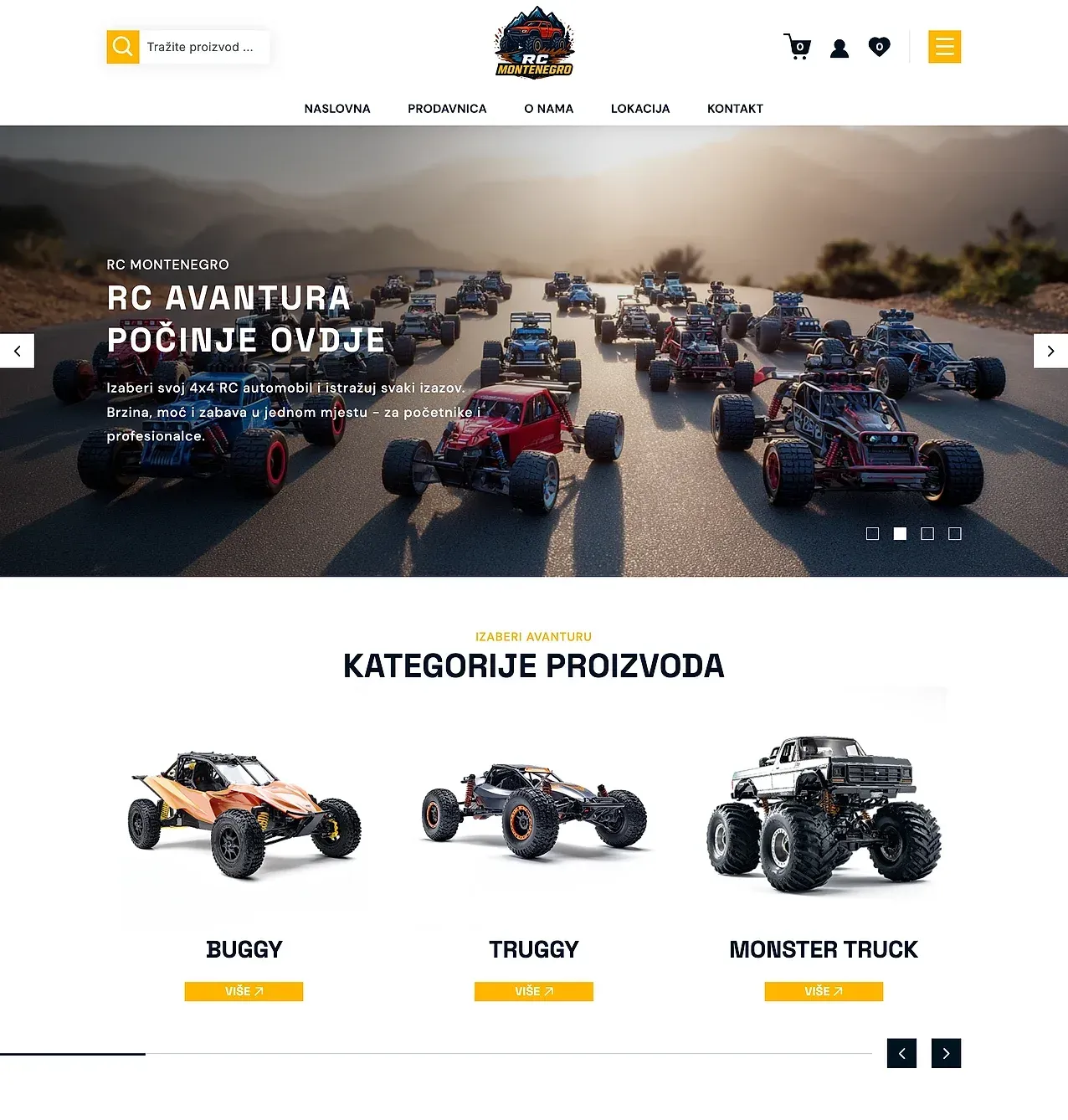Startseite — die Website von RC Montenegro
