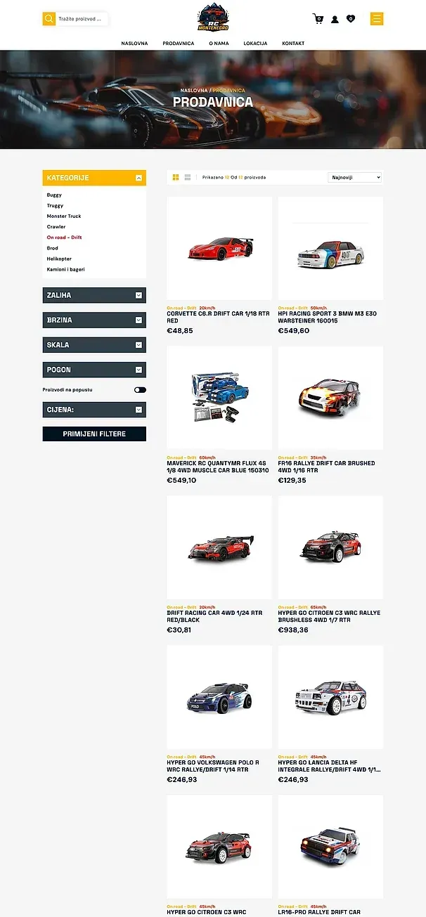 On road - Drift und Boot — die Website von RC Montenegro