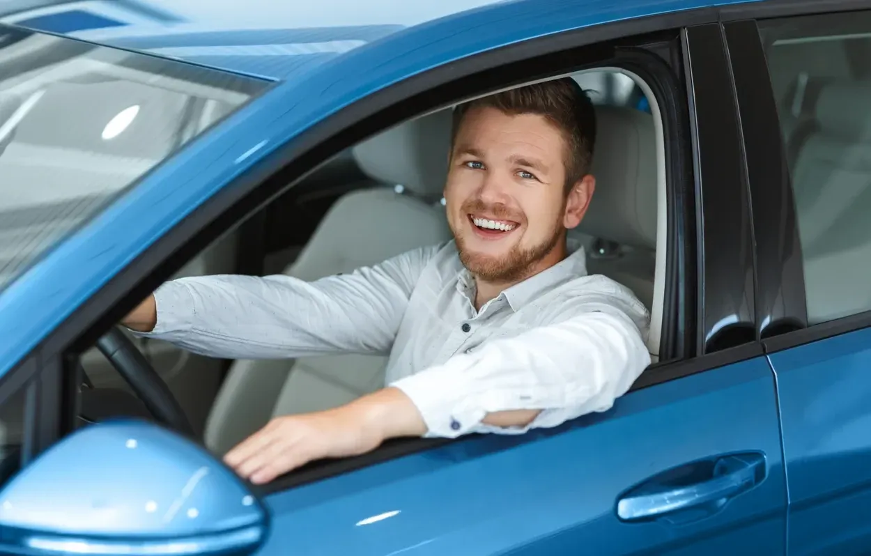 Picking up a rental car