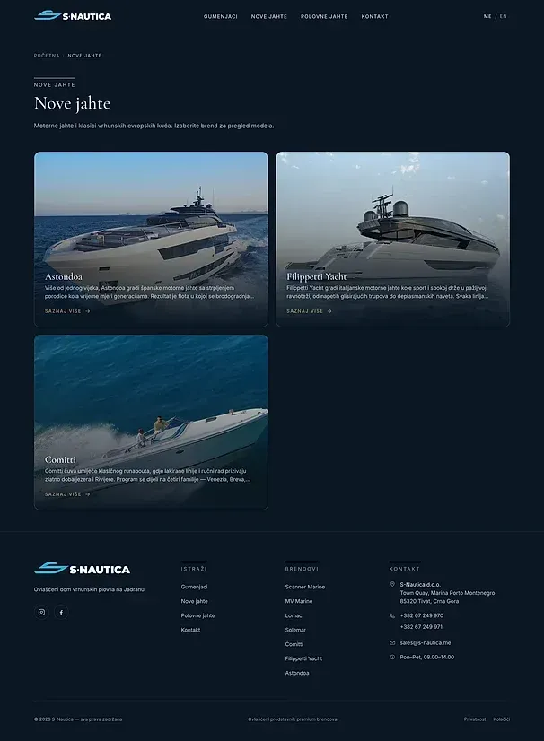 Schlauchboote und Neue Yachten — die Website von S-nautica