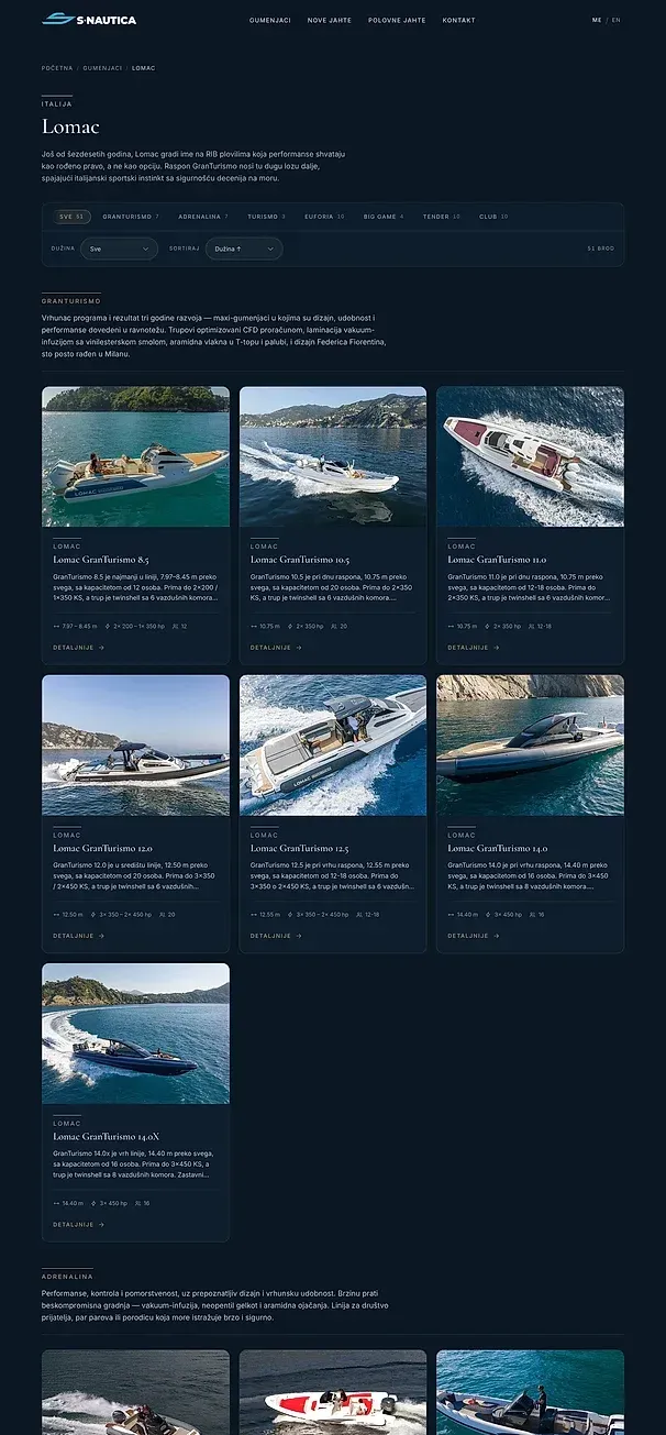 Lomac i Solemar — sajt S-nautica
