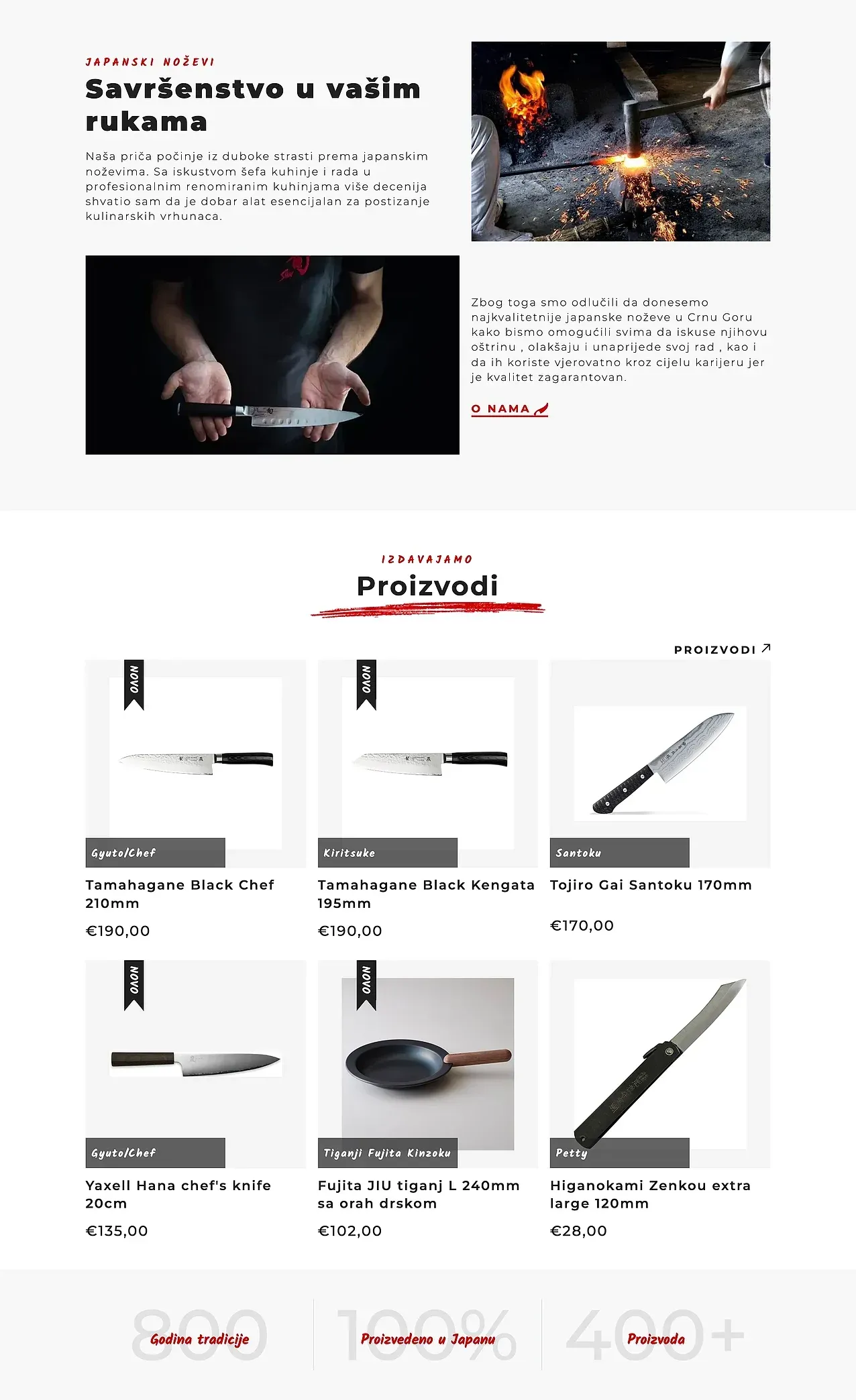 Startseite — die Website von Santoku