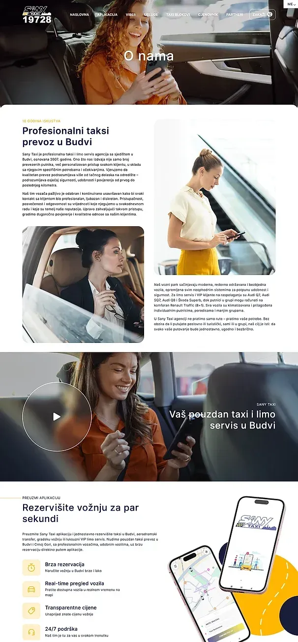 Find out more and Blog — the Sany Taxi site