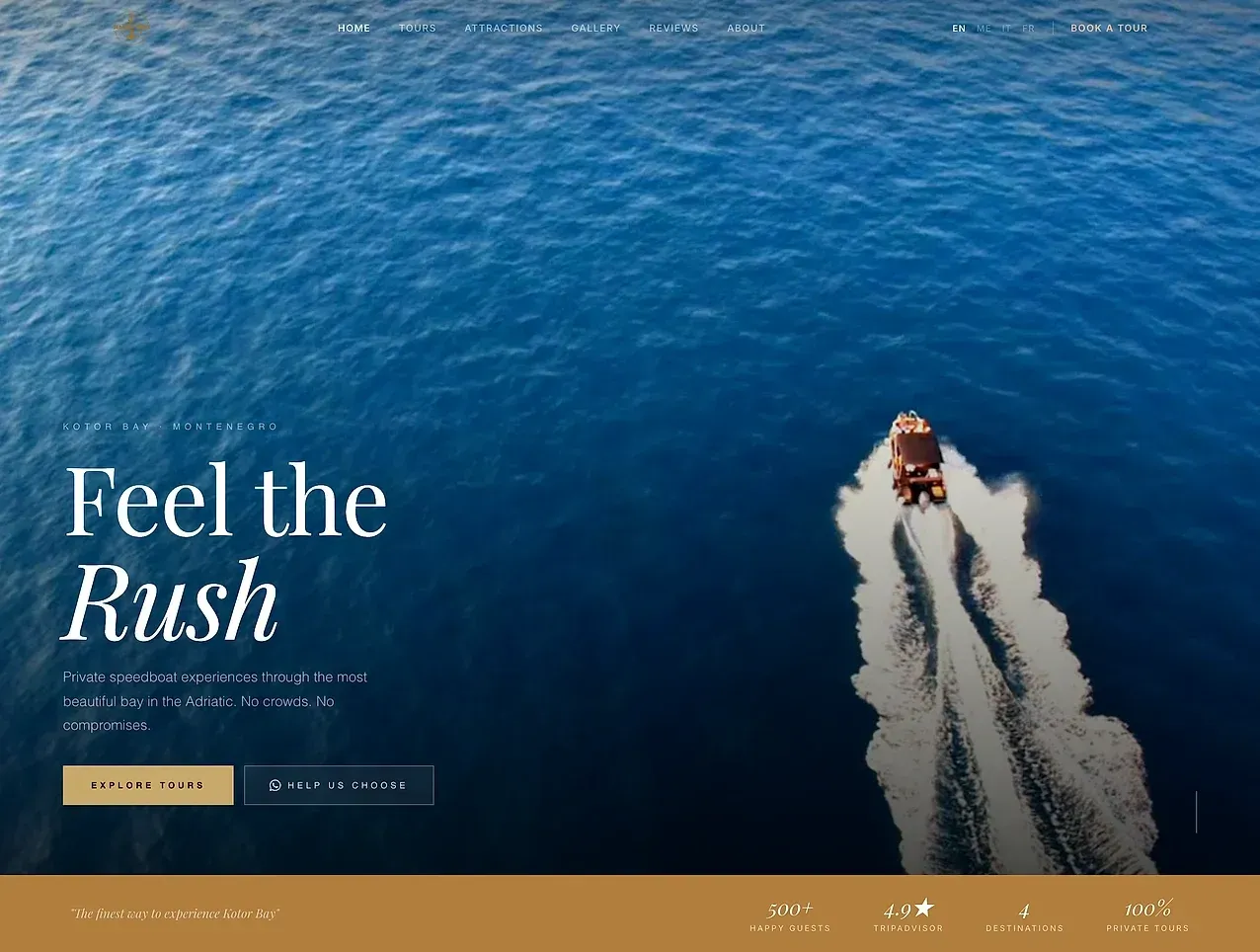 Startseite — die Website von Sea Rush