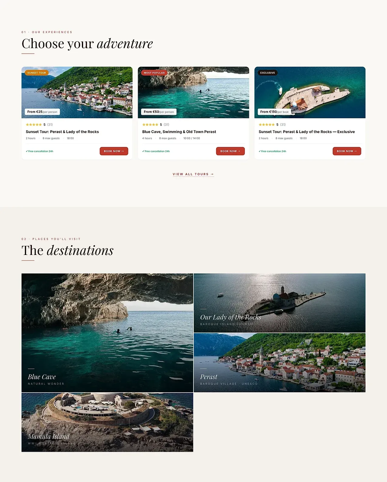 Startseite — die Website von Sea Rush