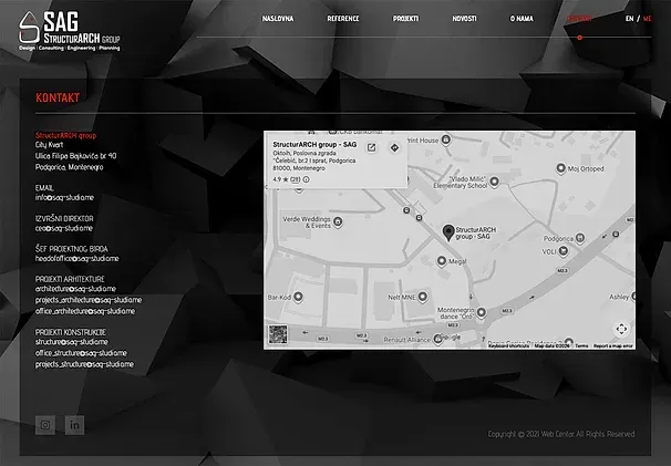 Kontakt — die Website von Studio SAG - StructurARCH Group