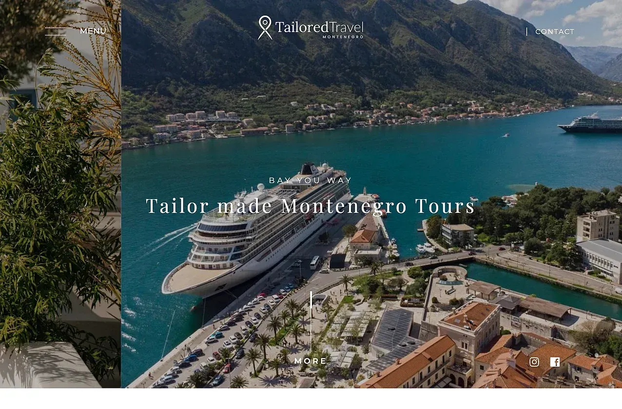 Naslovna — sajt Tailored Travel