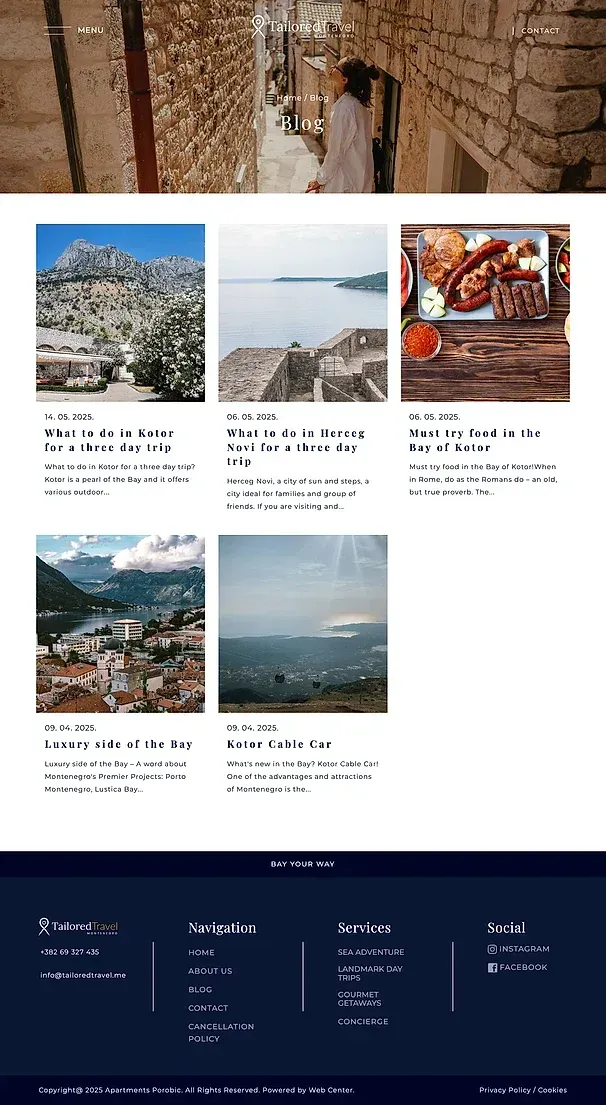 Blog und Luštica Village Tour with appetizers — die Website von Tailored Travel