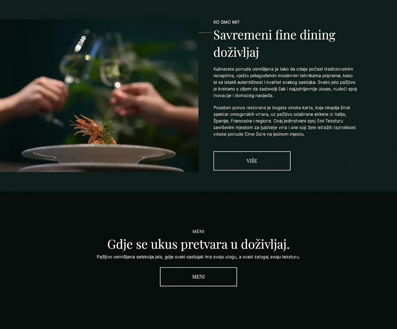 Home page — the Tekstura site