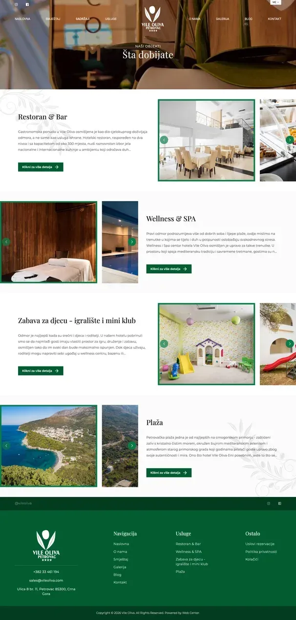 Gallery and Blog — the Vile Oliva site